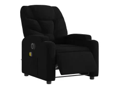 Poltrona* Poltrona reclinável de massagens elétrica tecido SHL958422 Preto