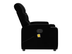Poltrona* Poltrona reclinável de massagens elétrica tecido SHL958422 Preto