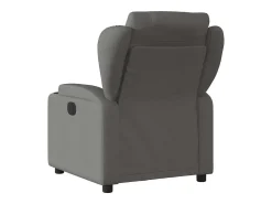 Poltrona| Poltrona reclinável de massagens elétrica tecido cinza-escuro SHL338470 Cinza antracite