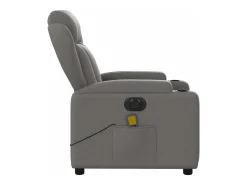 Poltrona| Poltrona reclinável de massagens elétrica tecido cinza-escuro SHL338470 Cinza antracite