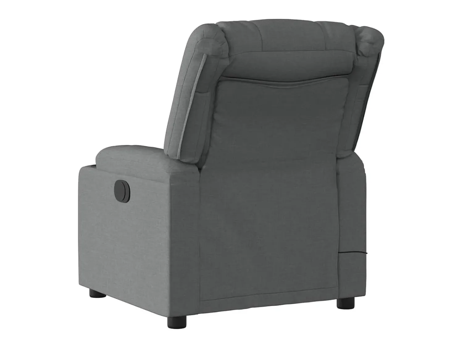 Poltrona* Poltrona reclinável de massagens elétrica tecido cinza-escuro SHL954506 Cinza antracite