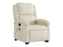 Poltrona reclinável de massagens couro artificial cor SHL2737^ Poltrona