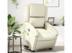 Poltrona reclinável de massagens couro artificial cor SHL2737^ Poltrona