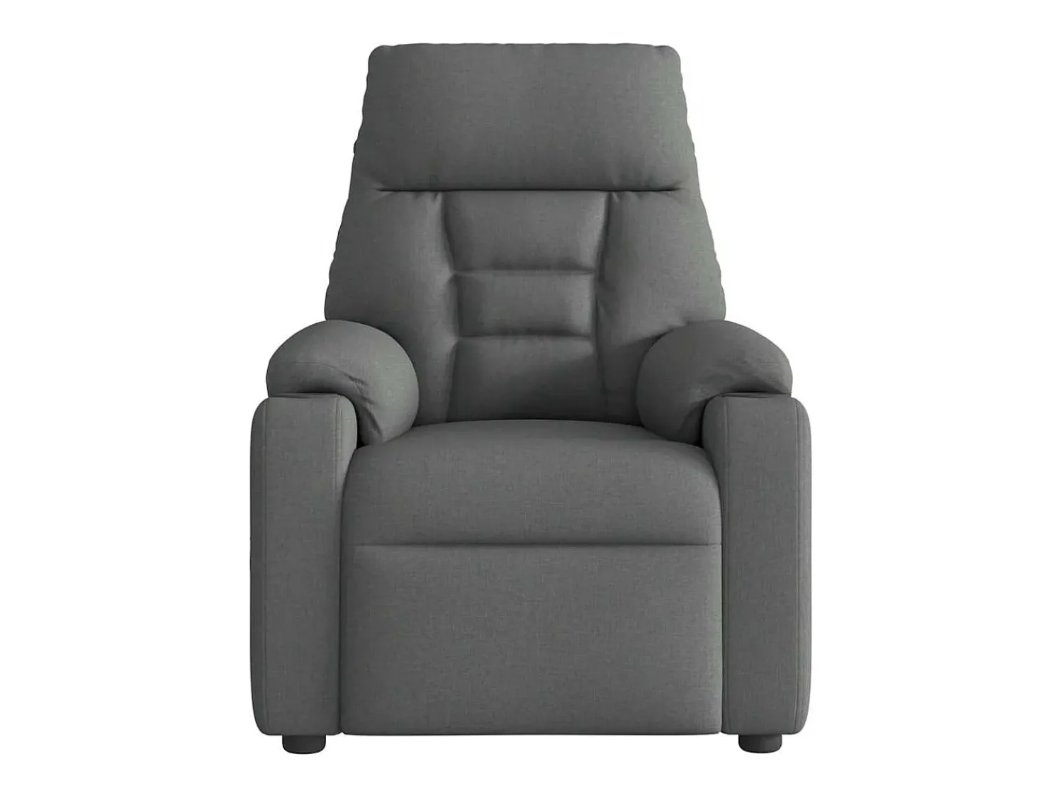 Poltrona* Poltrona reclinável de massagens elétrica tecido cinza-escuro SHL164046 Cinza antracite