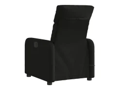 Poltrona* Poltrona reclinável de massagens elétrica tecido SHL157092 Preto