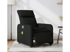 Poltrona* Poltrona reclinável de massagens elétrica tecido SHL157092 Preto