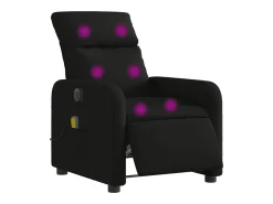 Poltrona* Poltrona reclinável de massagens elétrica tecido SHL157092 Preto