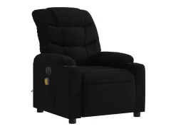 Online Poltrona reclinável de massagens elétrica tecido SHL277291 Preto