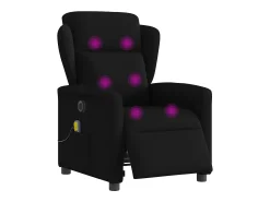 Poltrona reclinável de massagens elétrica tecido SHL619356^ Poltrona