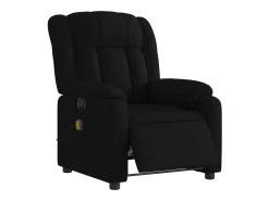 Poltrona| Poltrona reclinável de massagens elétrica tecido SHL588084 Preto