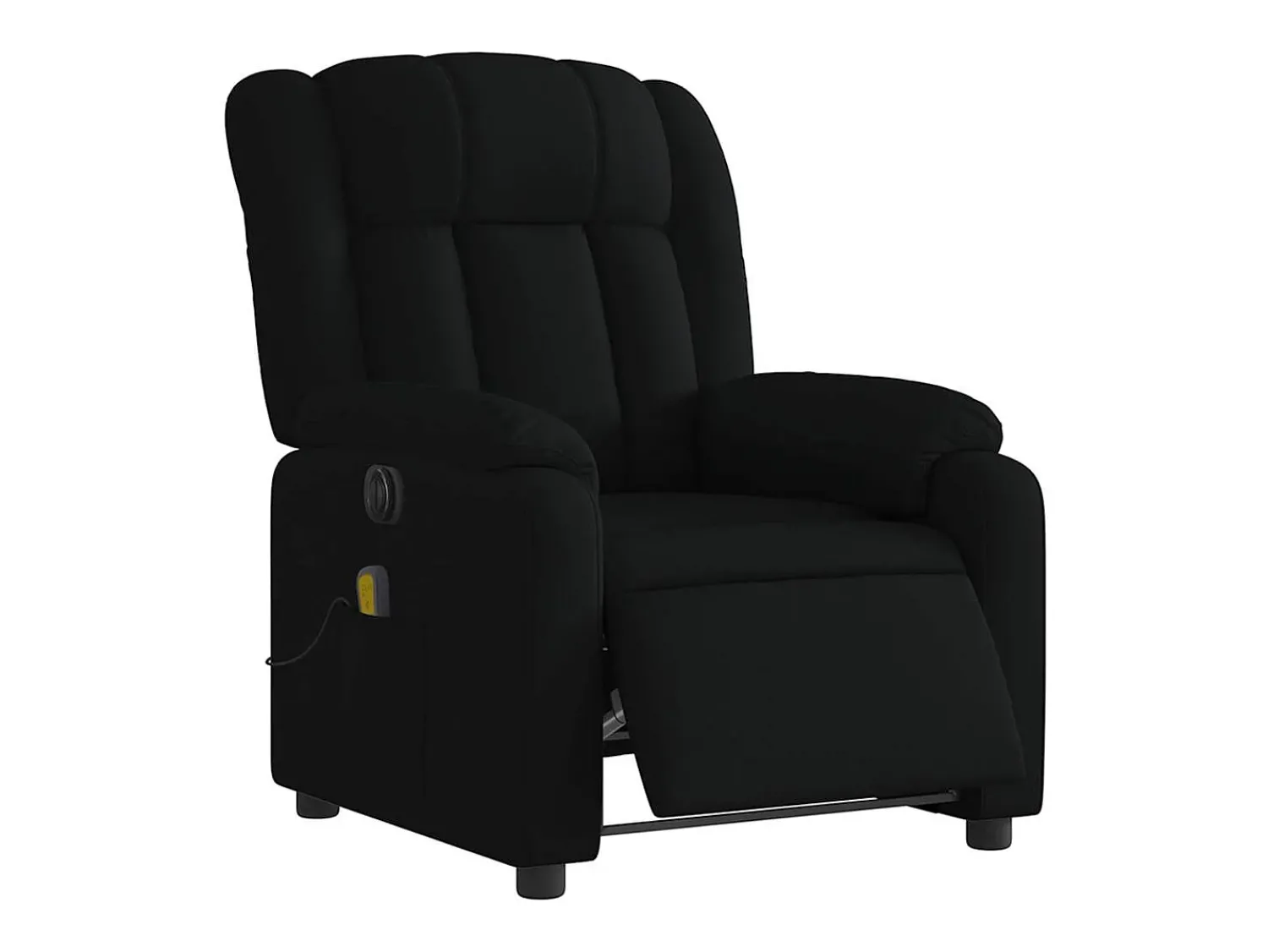 Poltrona| Poltrona reclinável de massagens elétrica tecido SHL588084 Preto