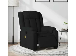 Poltrona| Poltrona reclinável de massagens elétrica tecido SHL588084 Preto