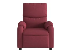 Poltrona| Poltrona reclinável de massagens elétrica tecido tinto SHL380893 Vermelho