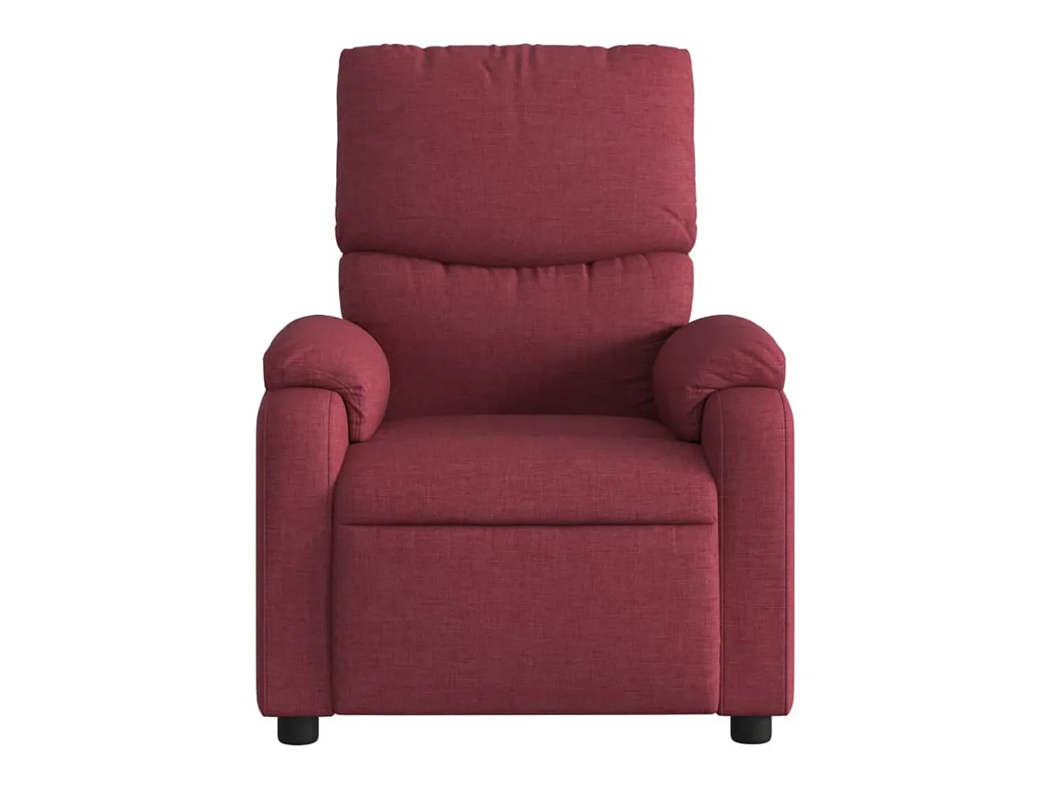 Poltrona| Poltrona reclinável de massagens elétrica tecido tinto SHL380893 Vermelho