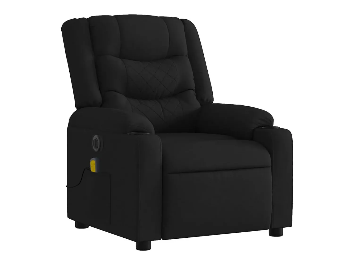 Poltrona* Poltrona reclinável de massagens elétrica tecido SHL928639 Preto