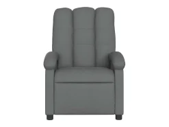 Poltrona reclinável de massagens elétrica tecido cinza-escuro SHL469685^ Poltrona