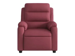 Poltrona| Poltrona reclinável de massagens elétrica tecido tinto SHL617525 Vermelho