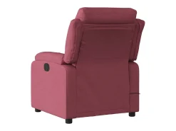 Poltrona| Poltrona reclinável de massagens elétrica tecido tinto SHL617525 Vermelho