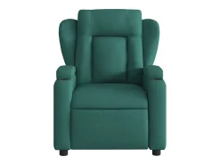 Poltrona* Poltrona reclinável de massagens elétrica tecido verde-escuro SHL298255 Verde pinho