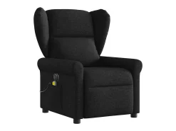 Poltrona| Poltrona reclinável de massagens elétrica tecido SHL149474 Preto