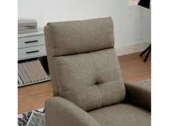 Best Poltrona reclinável Denmark Brown para sala de estar, 67x98x87 cm Castanho
