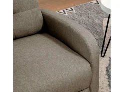 Best Poltrona reclinável Denmark Brown para sala de estar, 67x98x87 cm Castanho