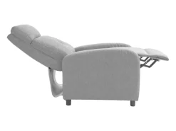 Poltrona* Poltrona reclinável Denmark, cinza claro, para sala de estar, 67x98x87 cm Cinzento claro