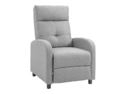 Poltrona* Poltrona reclinável Denmark, cinza claro, para sala de estar, 67x98x87 cm Cinzento claro