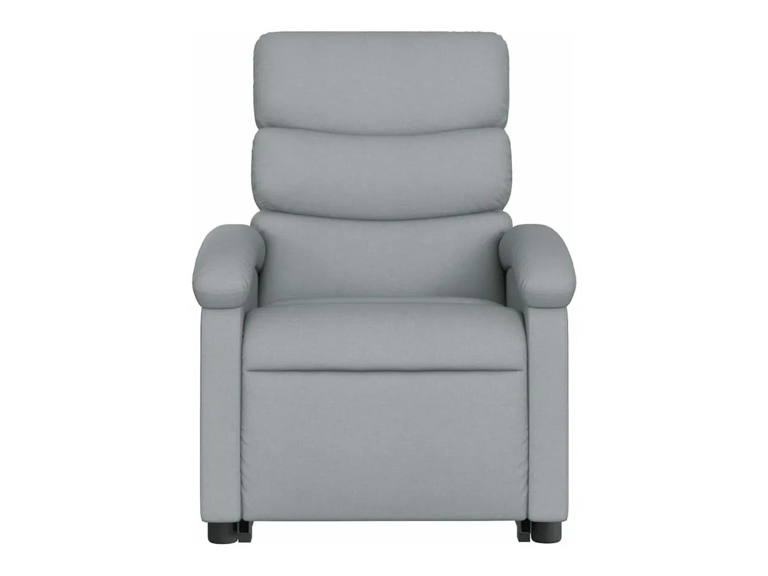 Poltrona|vidaxl Poltrona reclinável elevatória tecido cinzento-claro Cinzento claro