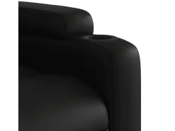 Online vidaxl Poltrona reclinável elevatória couro artificial Preto