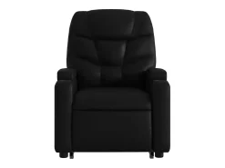 Online vidaxl Poltrona reclinável elevatória couro artificial Preto