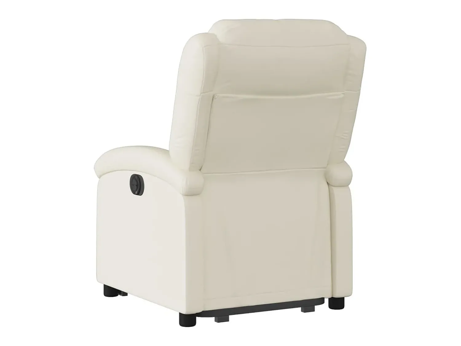 Clearance Poltrona reclinável elevatória couro artificial cor PT269600 Creme