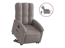 Poltrona* Poltrona reclinável elevatória elétrica cinza-acastanhado PT479601 Taupe