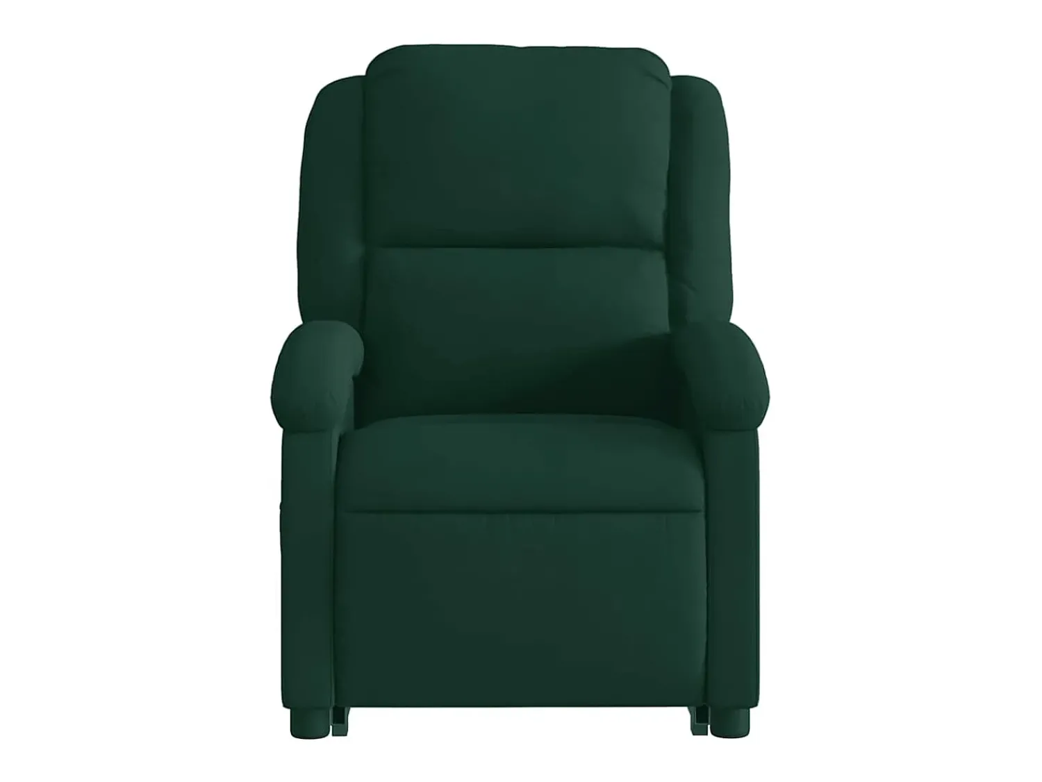 Clearance vidaxl Poltrona reclinável elevatória veludo -escuro Verde