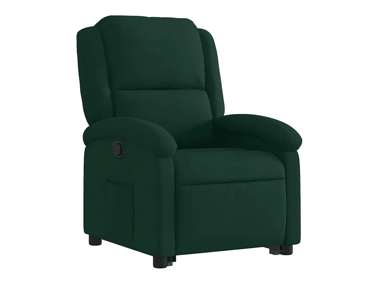 Clearance vidaxl Poltrona reclinável elevatória veludo -escuro Verde