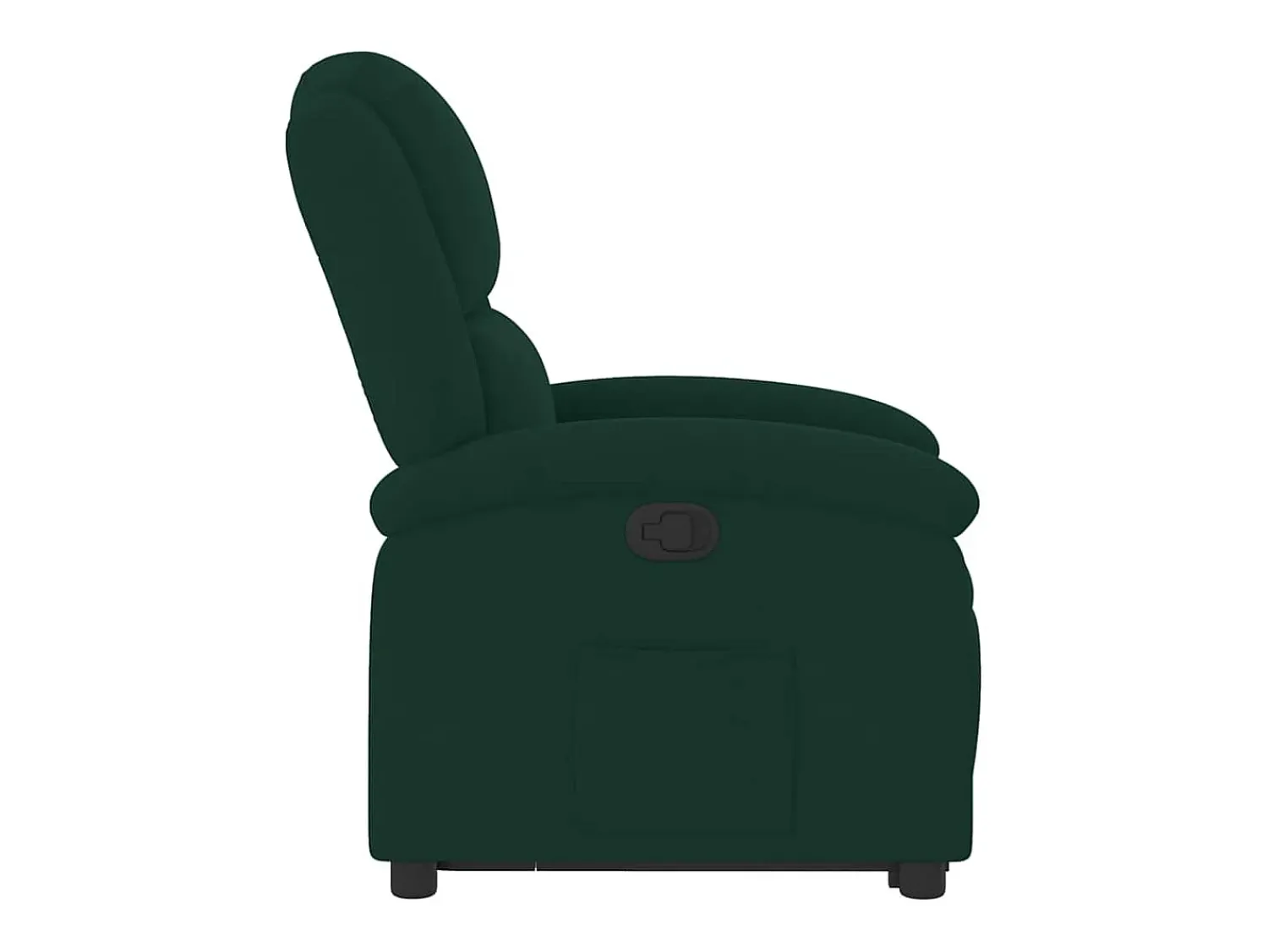 Clearance vidaxl Poltrona reclinável elevatória veludo -escuro Verde