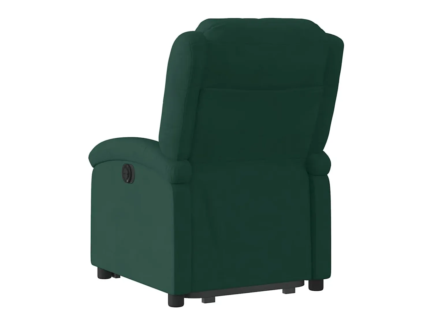 Clearance vidaxl Poltrona reclinável elevatória veludo -escuro Verde