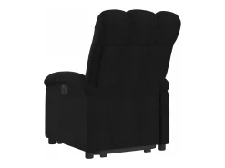 Poltrona| Poltrona reclinável elevatória elétrica tecido PT667096 Preto