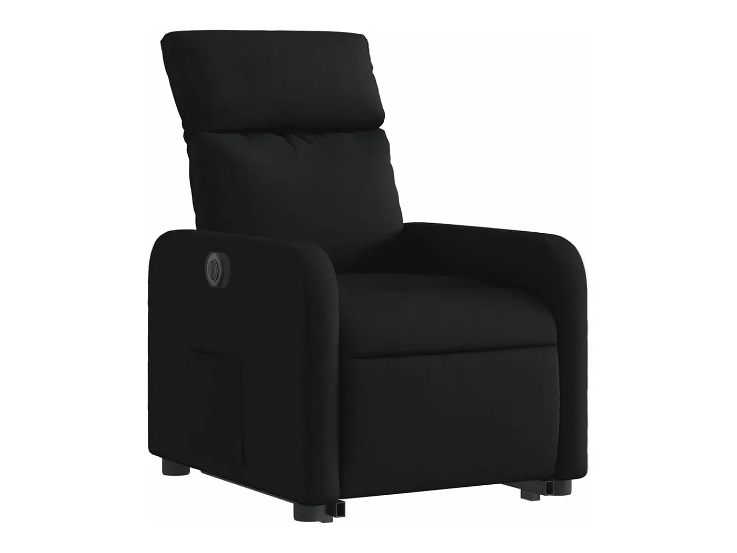 Poltrona* Poltrona reclinável elevatória elétrica tecido PT885370 Preto
