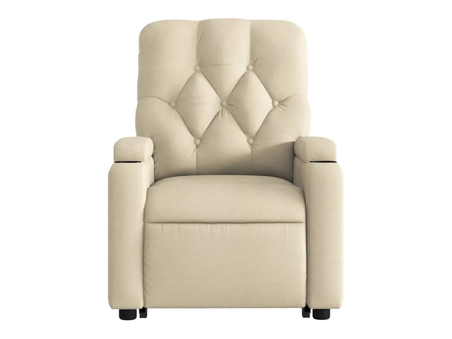 Poltrona*vidaxl Poltrona reclinável elevatória elétrica tecido cor Creme