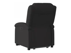 New Poltrona reclinável elevatória tecido PT746833 Preto