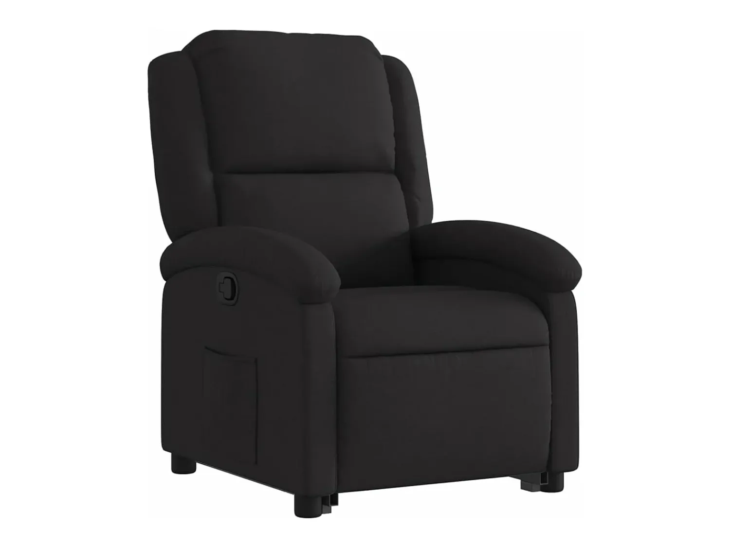 New Poltrona reclinável elevatória tecido PT746833 Preto