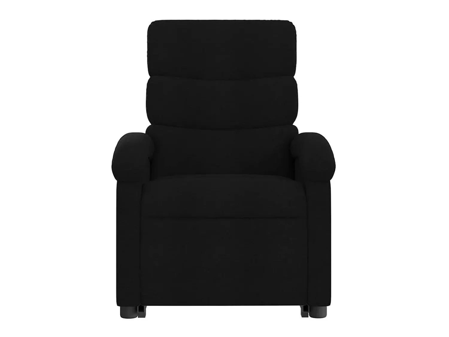 Discount vidaxl Poltrona reclinável elevatória elétrica tecido Preto