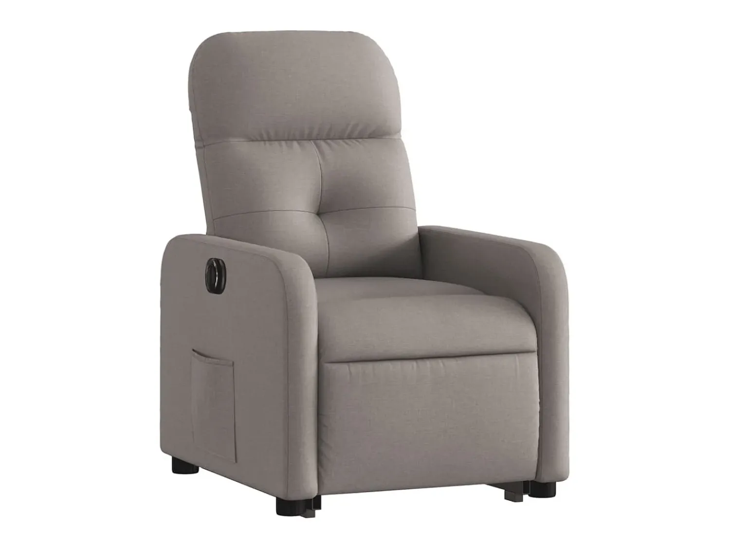 Outlet Poltrona reclinável elevatória elétrica cinza-acastanhado PT816351 Taupe