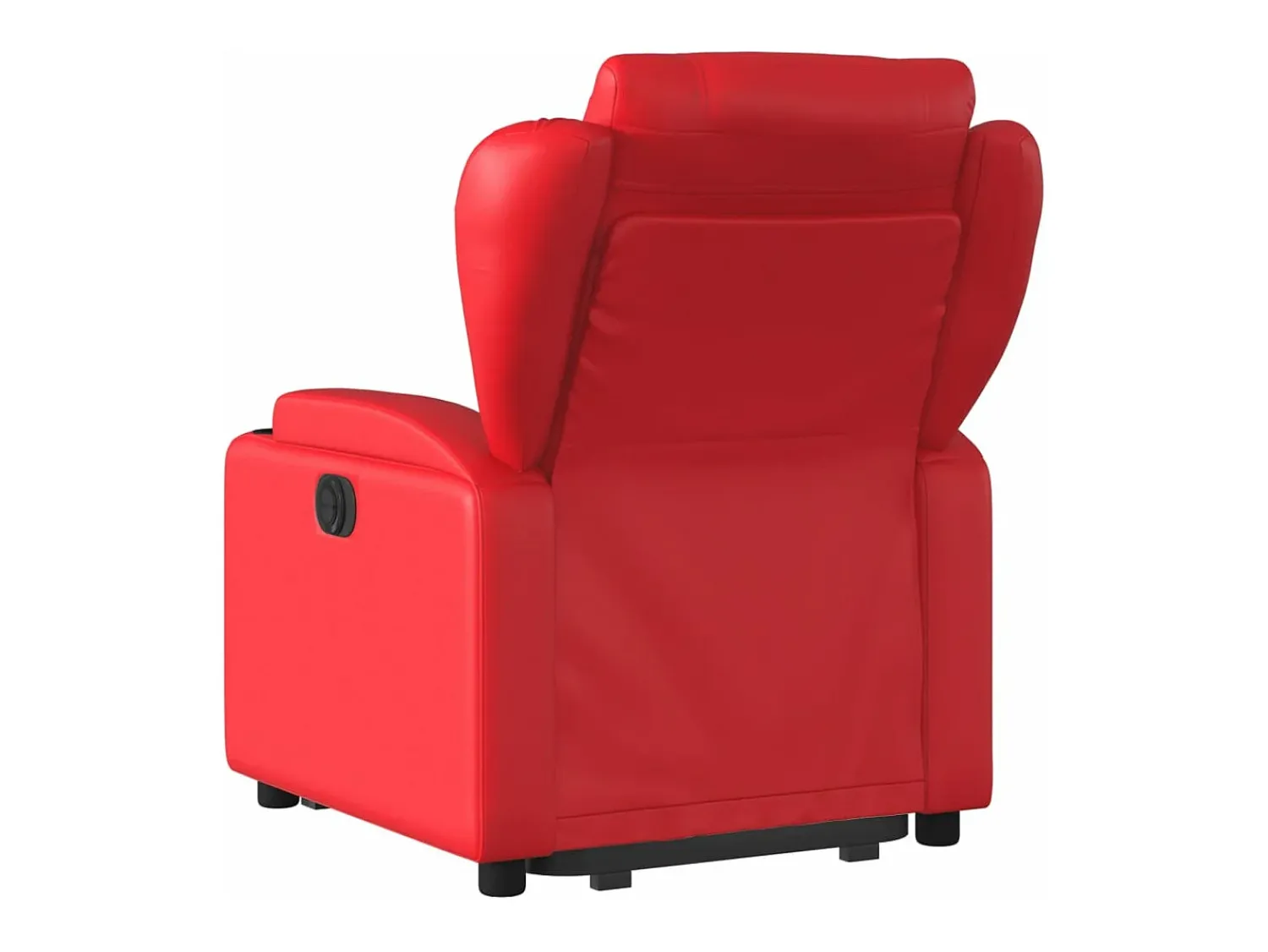 Poltrona reclinável elevatória elétrica couro artif. PT957993^ Poltrona