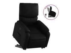 Poltrona* Poltrona reclinável elevatória couro artificial PT922250 Preto