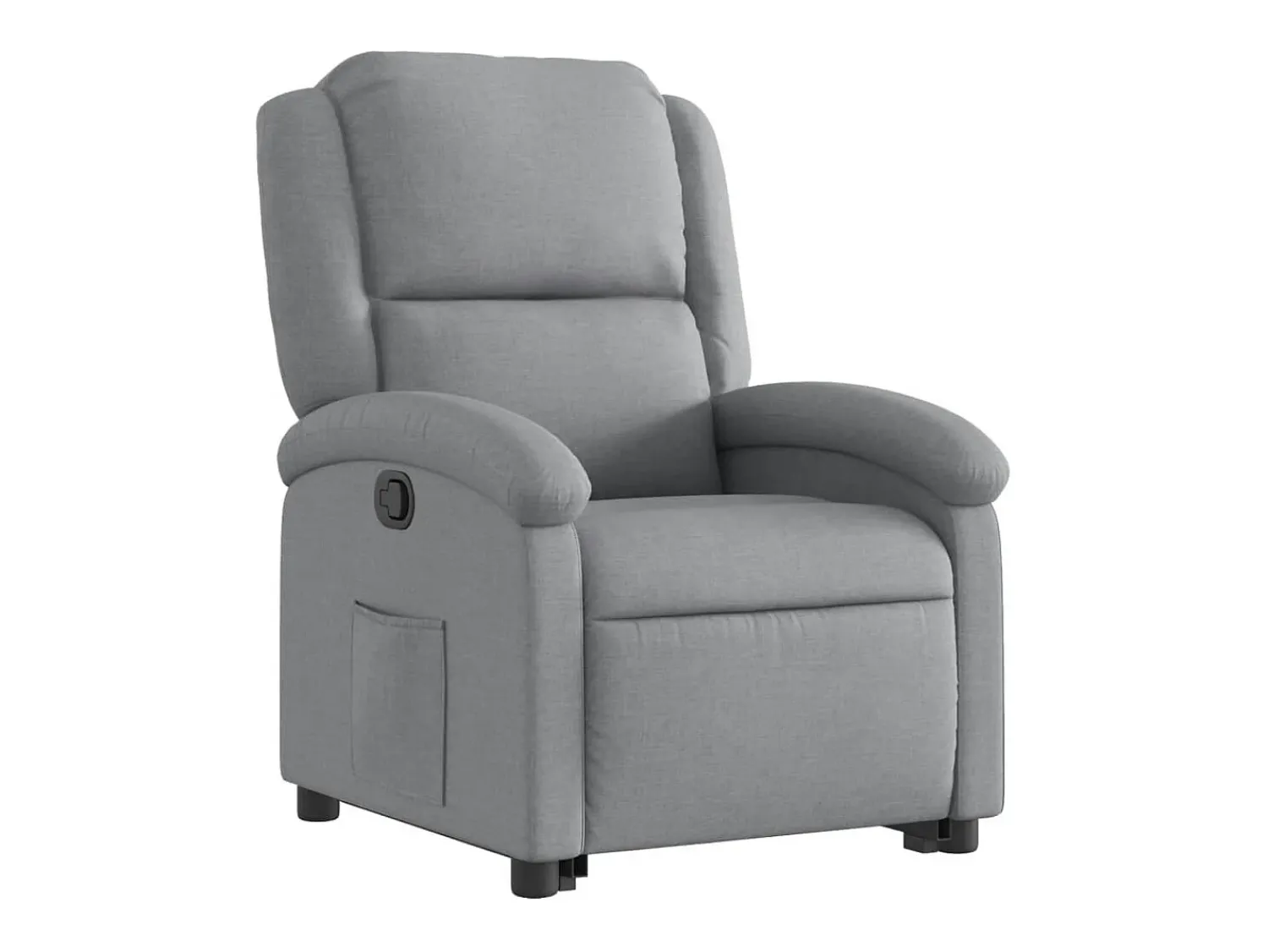 Sale vidaxl Poltrona reclinável elevatória tecido -claro Cinzento