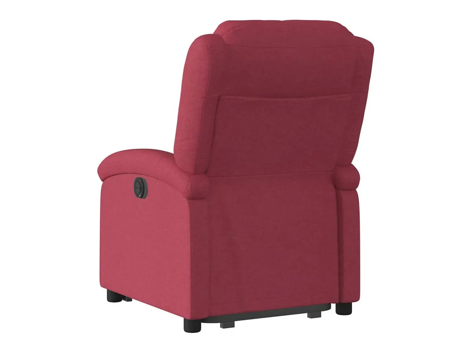 Hot vidaxl Poltrona reclinável elevatória elétrica tecido -tinto Vermelho