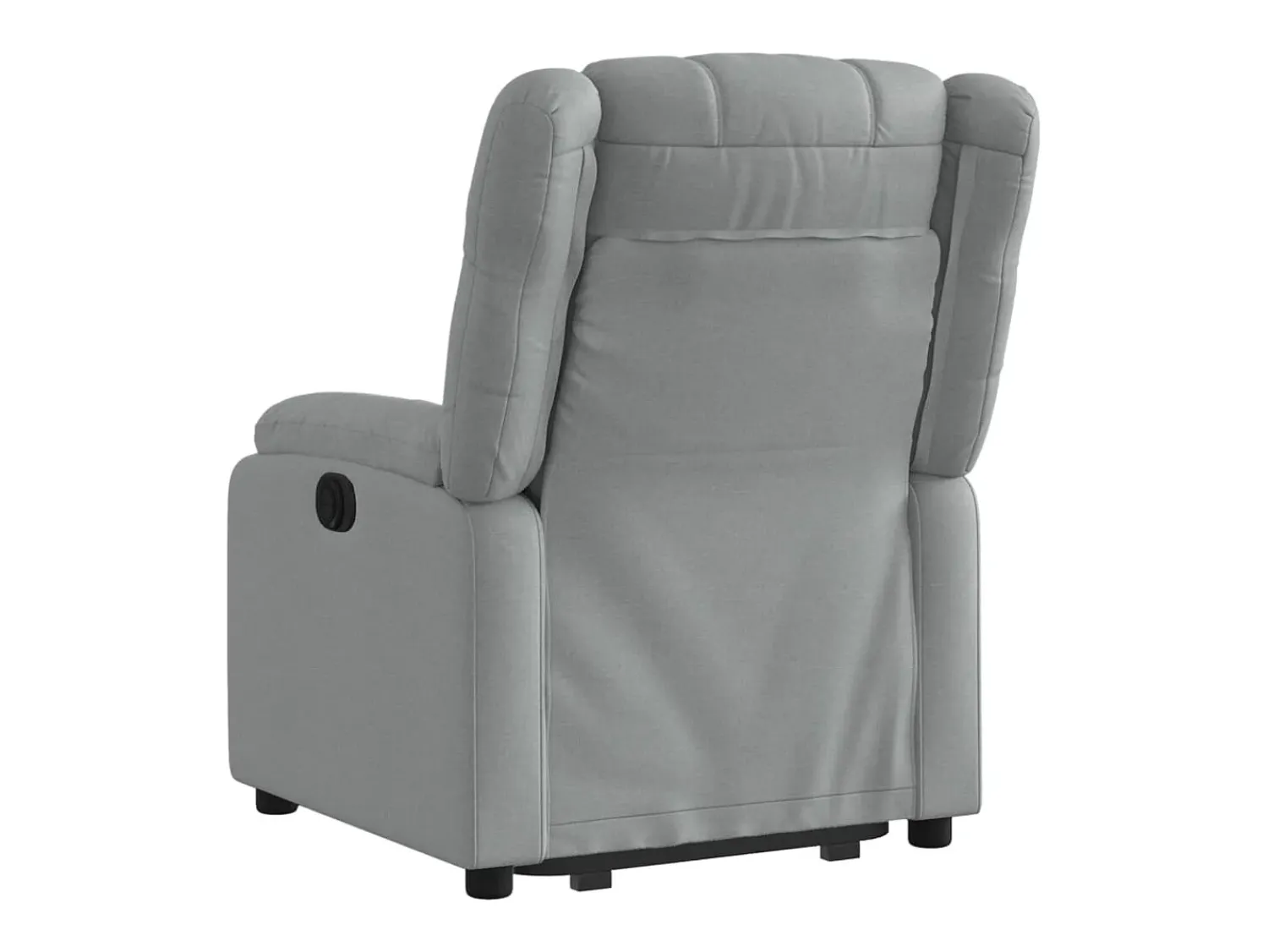 Clearance Poltrona reclinável elevatória tecido cinzento-claro PT351587 Cinzento claro