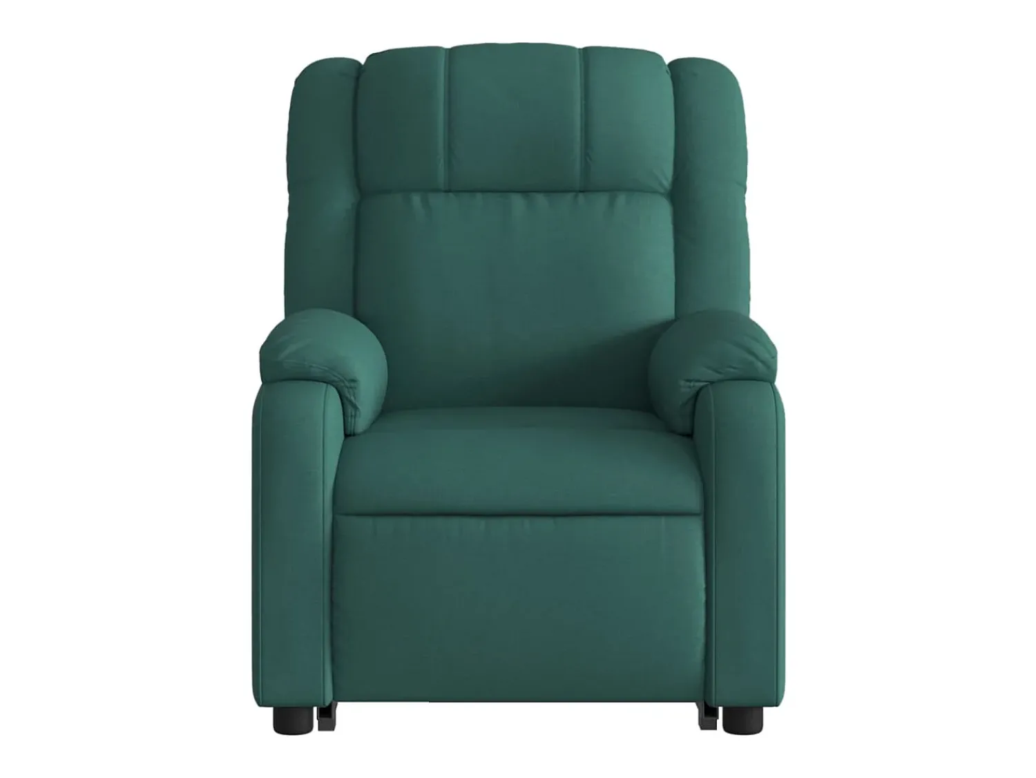 Poltrona|vidaxl Poltrona reclinável elevatória elétrica tecido -escuro Verde